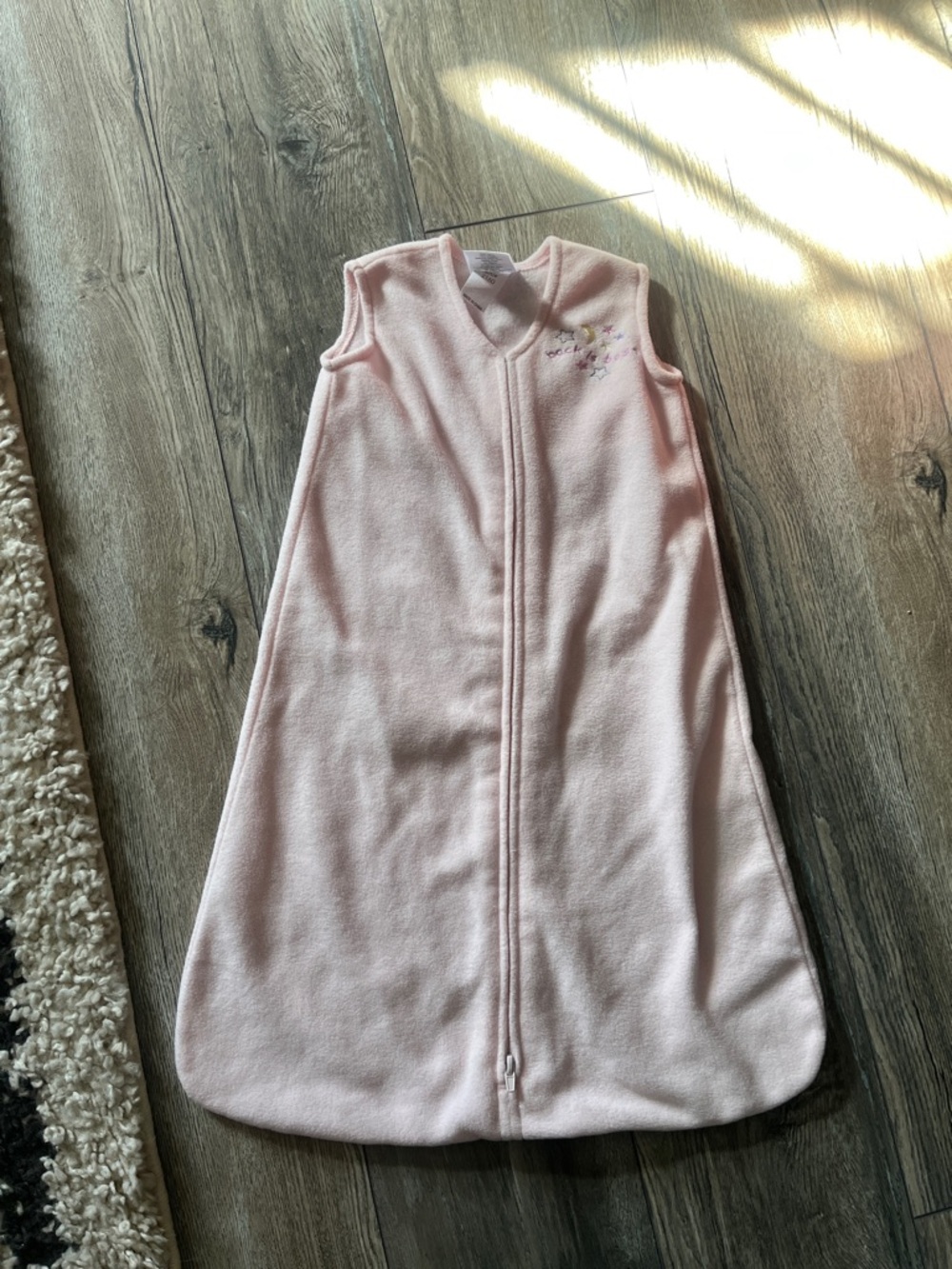 Halo Pink Sleeveless Baby fleece Sleep Sack - Cozy Zippered Pajama